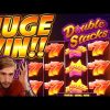 HUGE WIN!! Double Stacks BIG WIN!! Online Slot from CasinoDaddy Live Stream