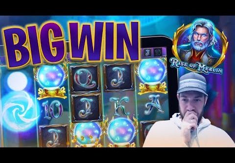 RISE OF MERLIN RETRIGGERS! Online Slot Big Win