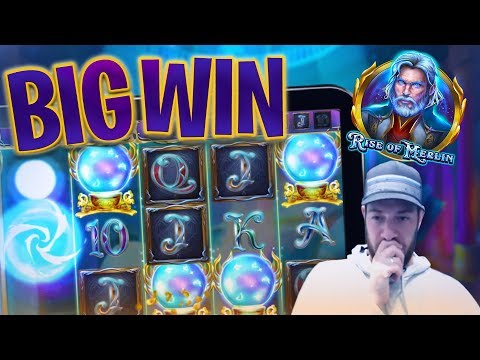 RISE OF MERLIN RETRIGGERS! Online Slot Big Win