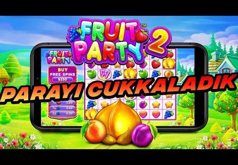 FRUİT PARTY 2 | MEYVELERİ MEVSİMİNDE YEDİK ! BİG WİN ! #slot #slotoyunları #bigwin #pragmatic