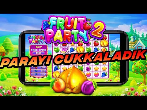 FRUİT PARTY 2 | MEYVELERİ MEVSİMİNDE YEDİK ! BİG WİN ! #slot #slotoyunları #bigwin #pragmatic