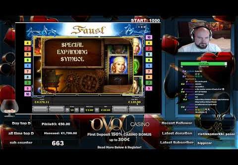 Big Bet!! Super Big Win From Faust Slot!!