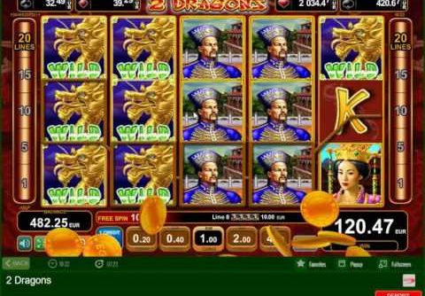 MEGA BIG WIN on 2 DRAGONS EGT ONLINE SLOT