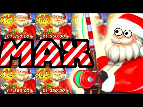 MY FIRST EVER X10 MAX BONUS 😱 CHRISTMAS BIG BASS BONANZA 🐟 SLOT MEGA BIG WINS 💥 FINAL LEVEL‼️