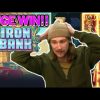 HUGE WIN!! IRON BANK BIG WIN – CASINO SLOT WIN FROM CASINODADDY