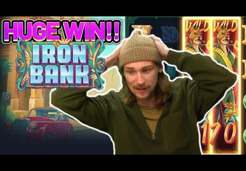 HUGE WIN!! IRON BANK BIG WIN – CASINO SLOT WIN FROM CASINODADDY