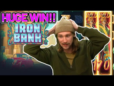 HUGE WIN!! IRON BANK BIG WIN – CASINO SLOT WIN FROM CASINODADDY