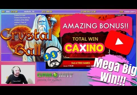 Amazing Bonus!! Mega Big Win From Crystal Ball Slot!!