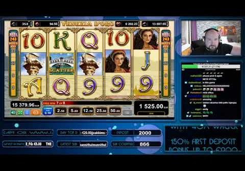 Venezia D’oro Slot Gives Super Big Win!!