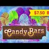 Candy Bars Slot – BIG WIN PROGRESSIVE – $7.50 Max Bet!