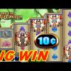 10¢ | 4 SYMBOL BONUS SUPER JUNGLE WILD 3 SLOT MACHINE BIG WIN Wms Slots