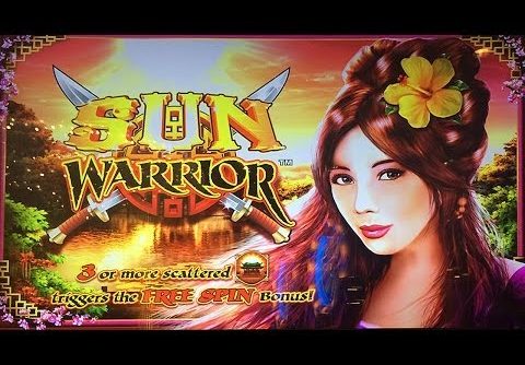 Sun Warrior MAX BET BIG WIN Slot Machine Bonus Free Spins