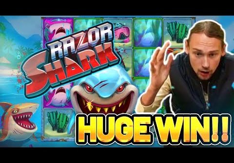 HUGE WIN! RAZOR SHARK BIG WIN – €5 bet Casino Slot from CASINODADDY