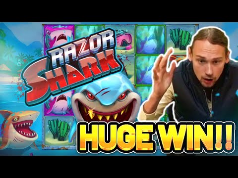 HUGE WIN! RAZOR SHARK BIG WIN – €5 bet Casino Slot from CASINODADDY