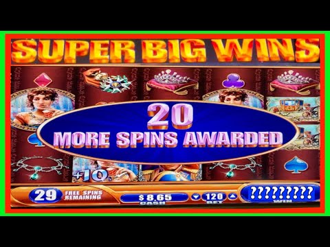 **SUPER BIG WINS!**💰RETRIGGERS! Napoleon and Josephine WMS Slot Machine Bonus