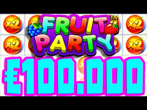 €100.000+ RECORD WIN 😱 ON FRUIT PARTY SLOT 🍓 RANDOM MICHAEL DID IT ULTRA MEGA BIG WIN MUST SEE‼️