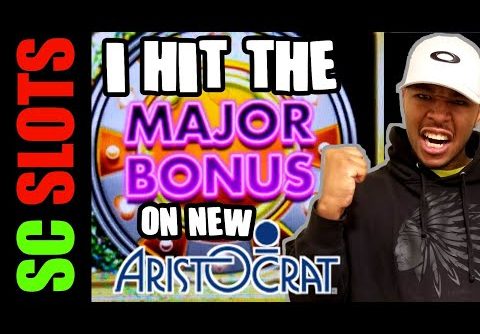 MAJOR Win On New Aristocrat Slot Machine! WELCOME TO FANTASTIC JACKPOTS LOADED Big Win Bonus!