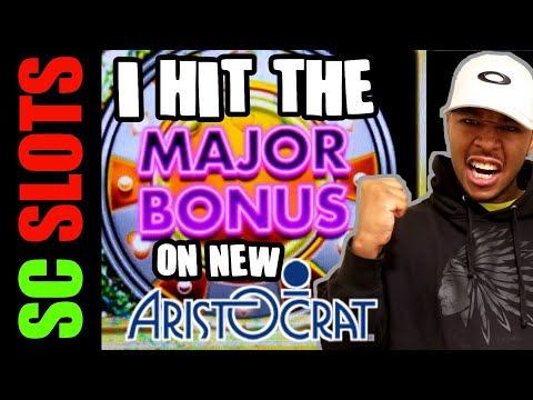 MAJOR Win On New Aristocrat Slot Machine! WELCOME TO FANTASTIC JACKPOTS LOADED Big Win Bonus!