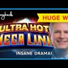MOST DRAMATIC BONUS EVER! Ultra Hot Mega Link Amazon Slot – $20 BET BONUSES!