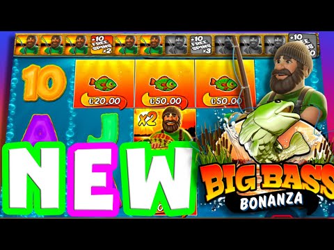 BIG BASS BONANZA 🐟🎣BIG WINS ON THIS NEW SLOT⚠️ OMG BONUS HUNT NON STOP FREE SPINS UP TO €15 BETS‼️