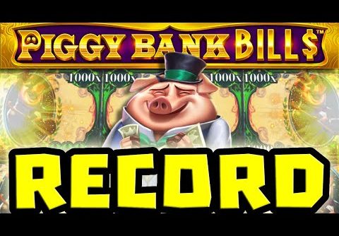 MY RECORD BIG WIN 😱 THE NEW PIGGY BANK BILLS 🐷 SLOT ULTRA BIG WIN 🔥 X1000 BILL MAX BET NO WAY‼️