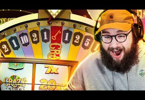 I JUST GOT MY BIGGEST EVER CRAZY TIME WIN WITH A 20x TOP SLOT! (RECORD WIN)
