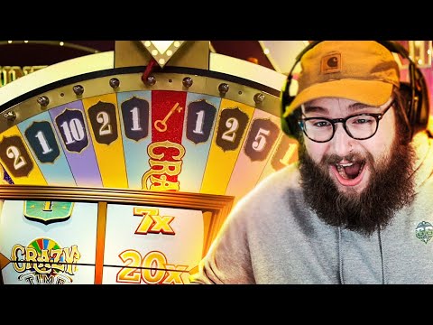 I JUST GOT MY BIGGEST EVER CRAZY TIME WIN WITH A 20x TOP SLOT! (RECORD WIN)