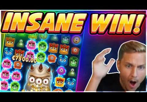 EPIC WIN! Reactoonz Big win – HUGE WIN on Casino slot from Casinodaddy LIVE Stream