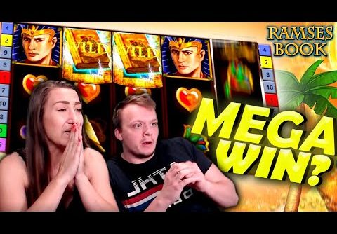 SURPRISE MEGA BIG WIN on Ramses Book Slot!!