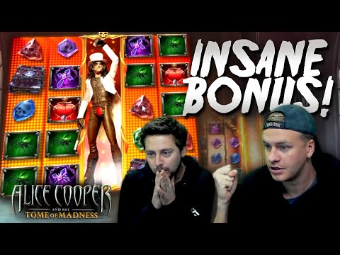 INSANE BIG WIN on Alice Cooper and the Tome Of Madness!