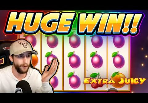 HUGE WIN!!! Extra Juicy BIG WIN – Casino Slot from Casinodaddy stream