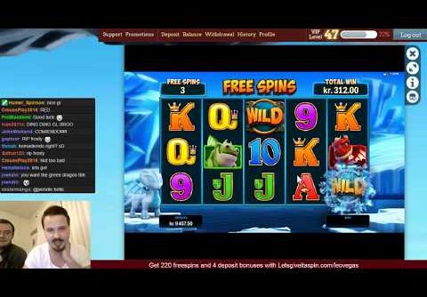 Huge win in the new Dragonz slot