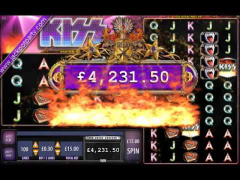 £4815.34 MEGA BIG WIN KISS® SHOUT IT OUT LOUD! ONLINE SLOT AT JACKPOT PARTY® CASINO