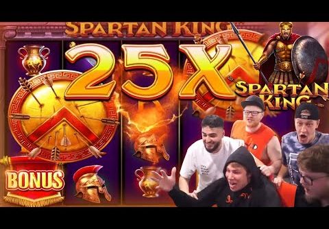 RECORD SPARTAN KING SLOT BONUS WIN? WITH THE BOYS!