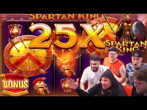 RECORD SPARTAN KING SLOT BONUS WIN? WITH THE BOYS!