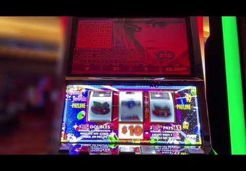 Multiple RED SCRRENS – Max Bet – “BIG WIN” – Gems and Jewels $10 Slot – Magic Slots – vgt slots