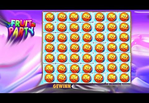 🍓 Insane Big Win on Fruit Party 🍋 Biggest Slot Wins 🍏