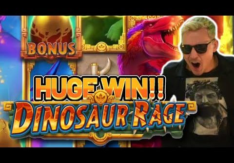 DINOSAUR HUNT WITH CASINODADDY!!!! HUGE WIN ON NEW SLOT FROM QUICKSPIN