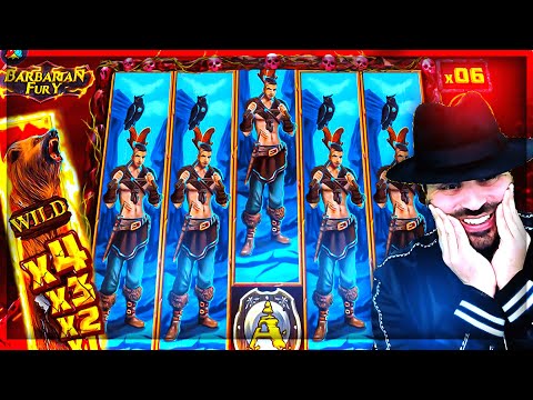 Streamer World Record Big Win on Barbarian Fury slot – Top 5 Biggest Wins of week