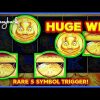 HUGE WIN ON 5 SYMBOL TRIGGER!! Rakin’ Bacon Deluxe Pirate Plunder Slot – FINALLY!!