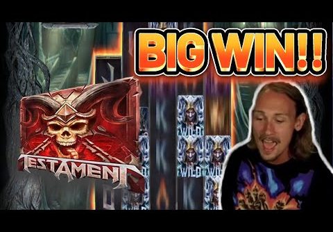 BIG WIN! TESTAMENT BIG WIN – CASINO Slot from CasinoDaddys LIVE STREAM
