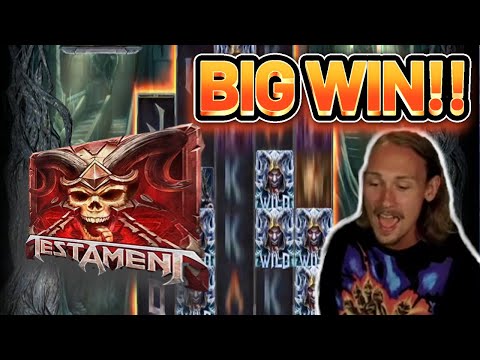 BIG WIN! TESTAMENT BIG WIN – CASINO Slot from CasinoDaddys LIVE STREAM