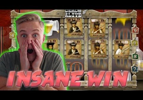 MASSIVE WIN ON Dead or Alive – BIG WIN 2 70euro betsize MEGA WIN with Epic reactions