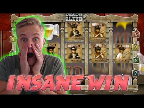 MASSIVE WIN ON Dead or Alive – BIG WIN 2 70euro betsize MEGA WIN with Epic reactions