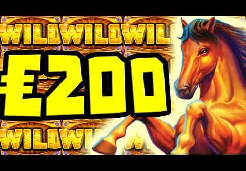 MY BIGGEST BRONCO SPIRIT 🔥 SLOT WIN EVER €200 BET BONUS RETRIGGER OMG NO WAY *** ULTRA BIG WIN***‼️