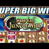 5¢ SUPER JUNGLE WILD SLOT MACHINE BONUS BIG WIN Wms Slots