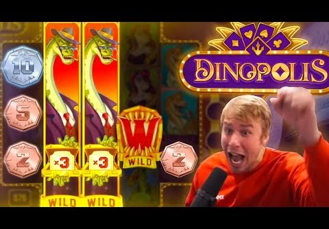 MY LARGEST DINOPOLIS SLOT BONUS WIN EVER!