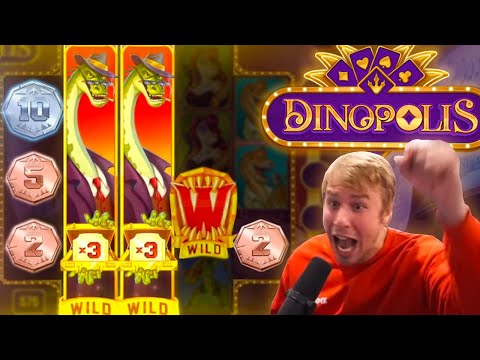 MY LARGEST DINOPOLIS SLOT BONUS WIN EVER!