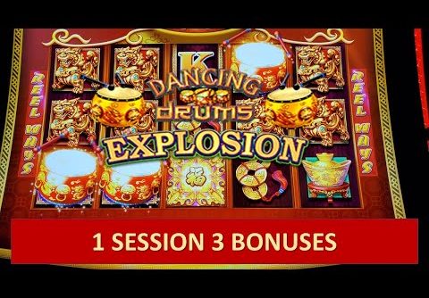 SUPER BIG SLOT WIN Dancing Drums Explosion Slot at ARIA LAS VEGAS | Gold Drum Bonus | Oct 2020