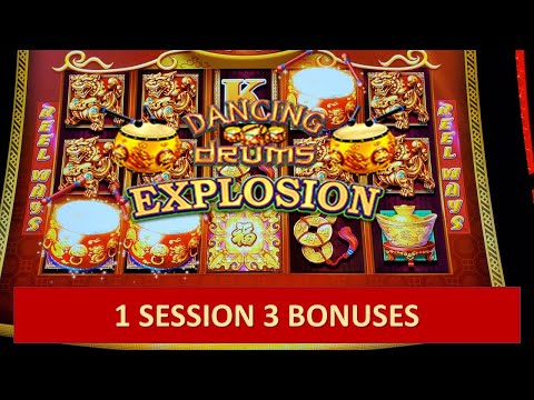 SUPER BIG SLOT WIN Dancing Drums Explosion Slot at ARIA LAS VEGAS | Gold Drum Bonus | Oct 2020